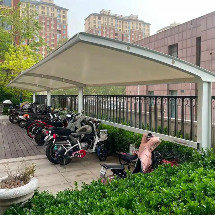 南靖县膜结构电动车棚